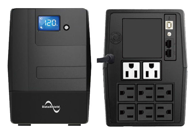 No Break DATASHIELD KS-1000 LCD - 1000 VA, 600 W, 6 h, Negro, Hogar y Oficina No Break DATASHIELD KS-1000 LCD - 1000 VA, 600 W, 6 h, Negro, Hogar y Oficina